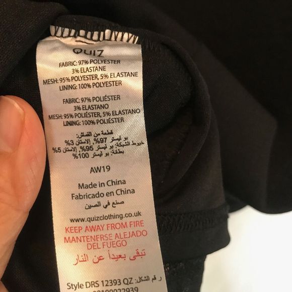 New Quiz Sequin Cocktail Dress Halter Neck GB12 EU40 US10 Festival Fully Lined - Picture 9 of 9